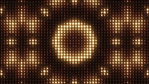 Flashing Lights Board 4K Loop LED Background Animation Blinking Lights Stock-Footage 243891253