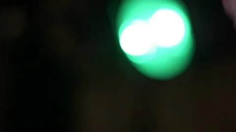 Flashing lights at a disco, blurred background Stock Footage 130858219