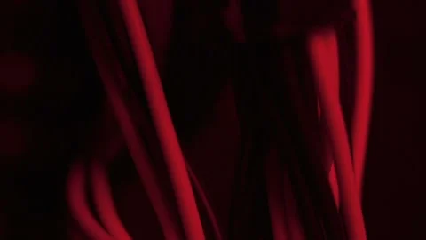 Flashing lights indicating about problems in server datacenter, required reboot Video stock 99535293