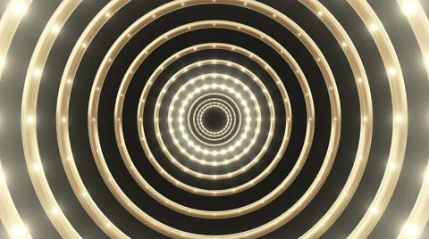 Flashing Lights in the Rings 03 Stock Footage 45187816