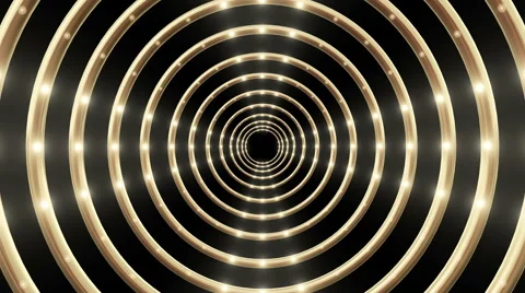 Flashing Lights in the Rings 05 Stock Footage 45187813