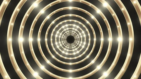 Flashing Lights in the Rings 15 Stock Footage 45187867