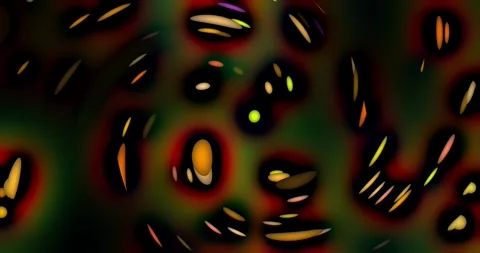 Flashing multi-colored blurs approach in a spiral Stock Footage 277192068