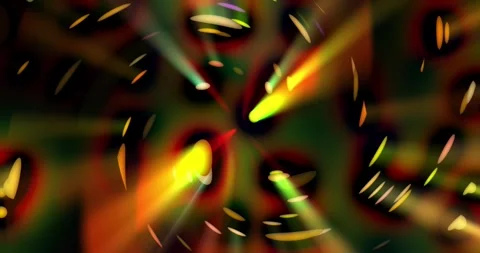 Flashing multi-colored spots emitting light Stock Footage 277192080