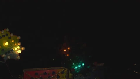 Flashing multicolored light Stock Footage 97193924