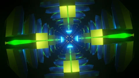 Flashing Neon disco background VJ Loop. Stock Footage 231564231