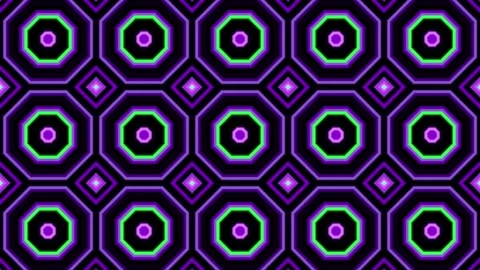 Flashing Neon Light Tile Background Loop Stock Footage 240325004