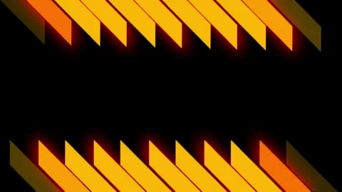 Flashing Orange Arrows with copy space Stock Footage 290172652