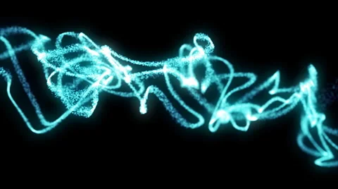 Flashing particles background, seamless loop Video stock 1106999