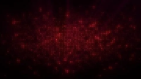 Flashing particles pattern with beams, rays. Stock Illustration