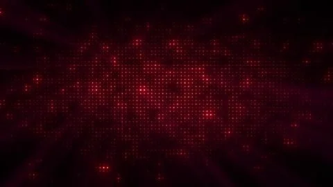 Flashing particles pattern with beams, rays. Stockillustratie