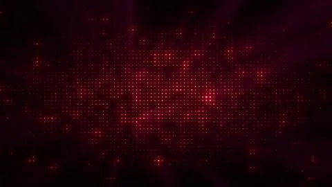 Flashing particles pattern with beams, rays. Stock Illustration