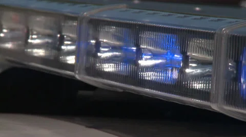 Flashing Police Sirens Video stock 33756096