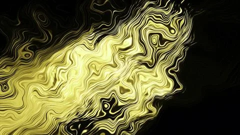 Flashing pulsations in pattern of electric waves. Motion. Liquid pattern of Stock Illustration