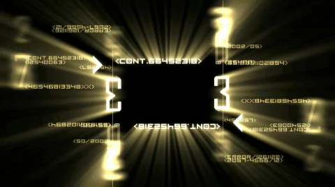 Flashing random numbers, data background, loop Stock Footage 864529