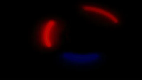 Flashing red blue lights blurred and out of focus. Stock Footage 101652096
