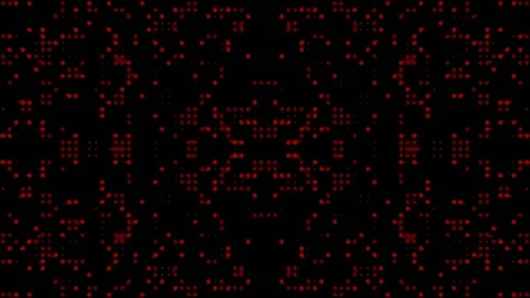 Flashing Red Dots Video stock 193374610