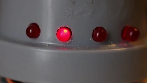 Flashing red LED Stock Footage 72580989