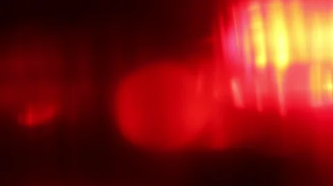 Flashing red LED light at night Stock Footage 47143324
