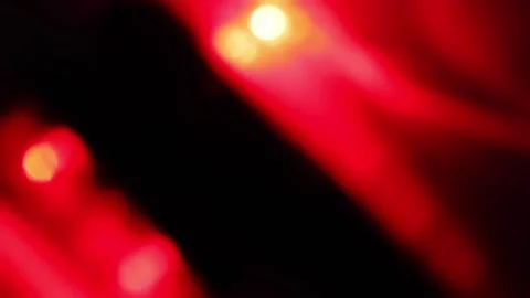 Flashing red LED lights at night Video stock 164872035