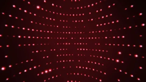 Flashing red leds rotating curved background loop Stock Footage 117067566