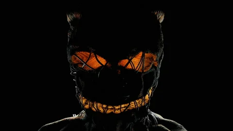 Flashing Scarecrow VJ Loop Stock Footage 103461252