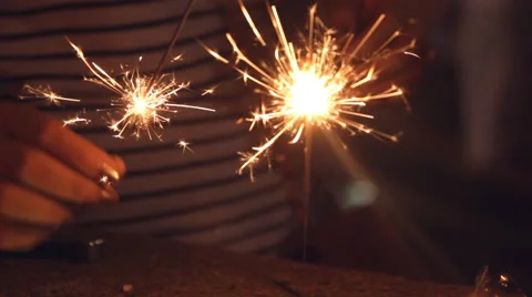 Flashing Sparkles Video stock 60214424