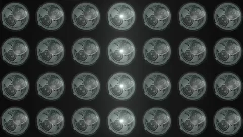 Flashing square Led wall light Vidéo 296210397