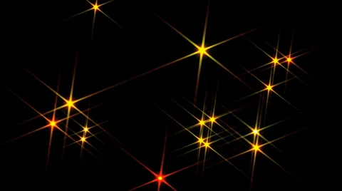 Flashing star Stockbeeldmateriaal 33911778