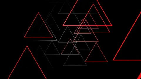 Flashing Triangles VJ Loop (2) Stock Footage 32423525