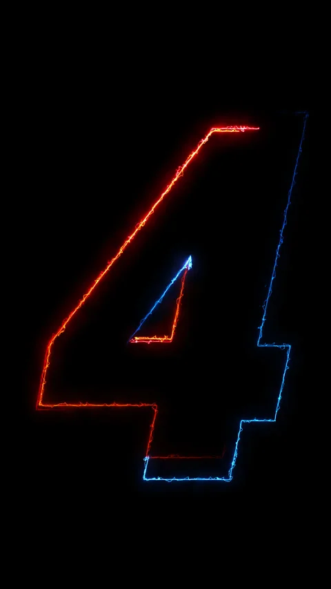 Flashing Wall Blinking Lights Flash Fractal Lights Board Star Loop Stock Footage 303928888