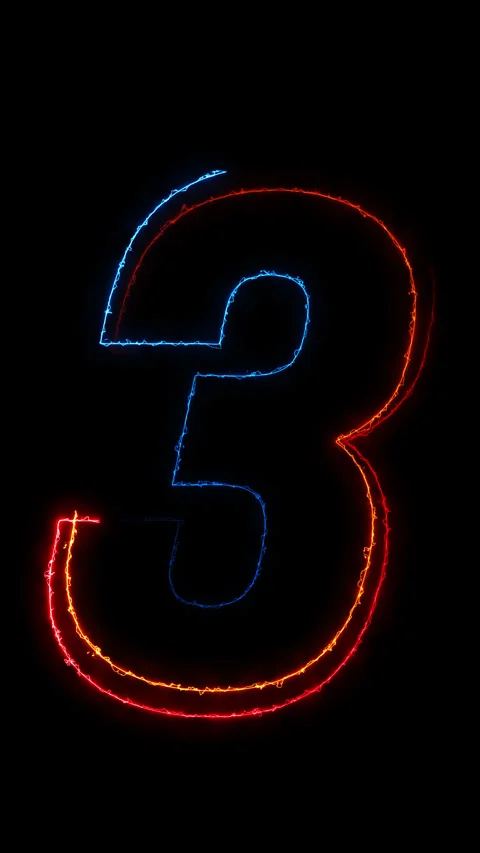 Flashing Wall Blinking Lights Flash Fractal Lights Board Star Loop Stock Footage 303928889