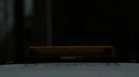 Flashing Yellow Video stock 1067519