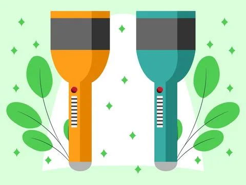 Flashlight Concept Illustration Stock Illustration