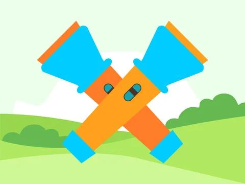 Flashlight Concept Illustration Stock Illustration