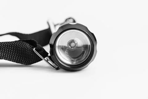 Flashlight designed for photography use during nighttime shoots Stock Photos