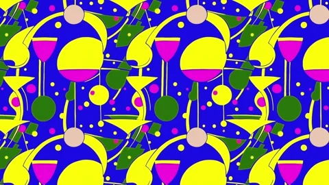 Flashlight disco seamless tile — Horizontal Motion Video stock 308251133