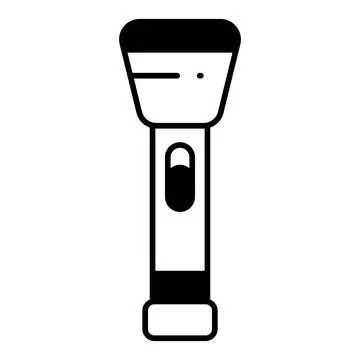 Flashlight Dualtone Icon Illustrazione stock