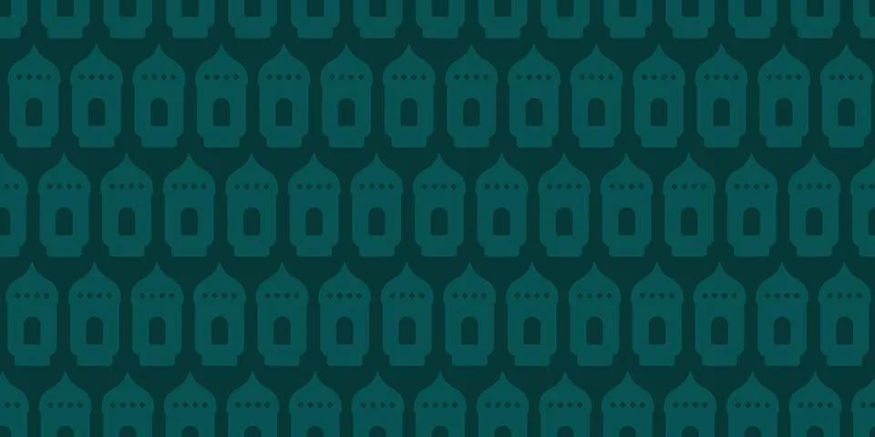 Flashlight. Fanu. Seamless vector pattern. Isolated green background. 스톡 일러스트