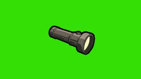 Flashlight on green background Vídeos de archivo 330216312