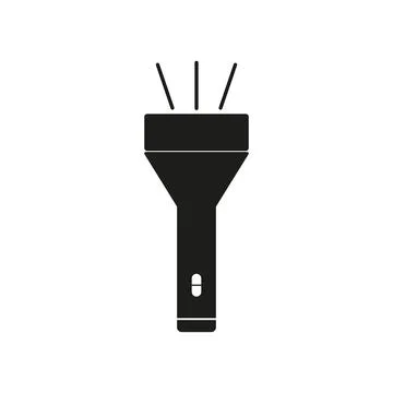 Flashlight icon element of camping icon for mobile concept and web apps. Th.. Stock Illustration
