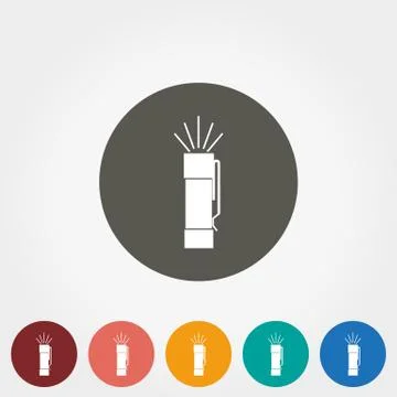 Flashlight icon Stock Illustration