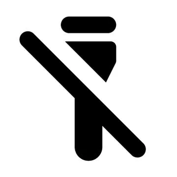 Flashlight Off Icon Stock Illustration