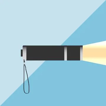 Flashlight icon Stock Illustration