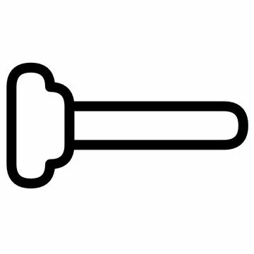 Flashlight icon template on white background Stock Illustration
