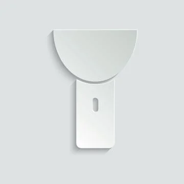 Flashlight Icon. torch icon. Stock Illustration