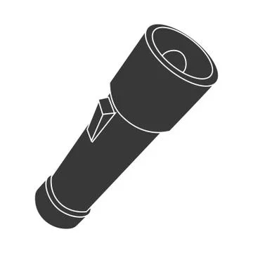 Flashlight icon of vector illustration for web and mobile Ilustración de archivo