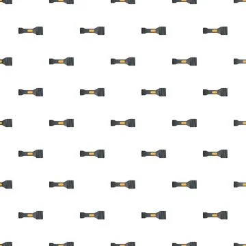 Flashlight icons creating a seamless pattern background Stock Illustration