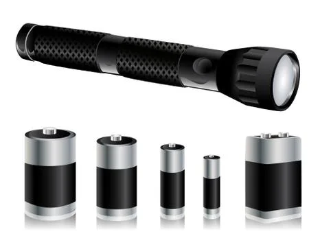 Flashlight Stock Illustration