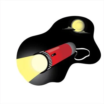 Flashlight 스톡 일러스트